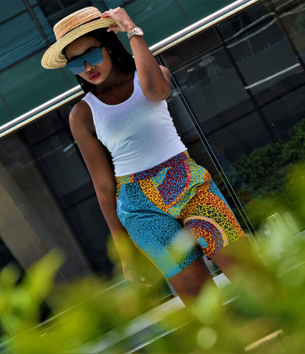 Ankara ladies shorts