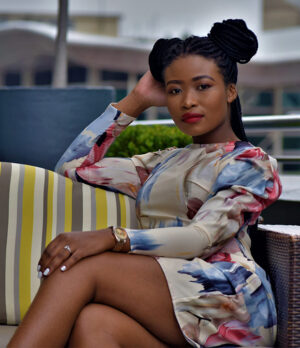 Floral longsleeve dress