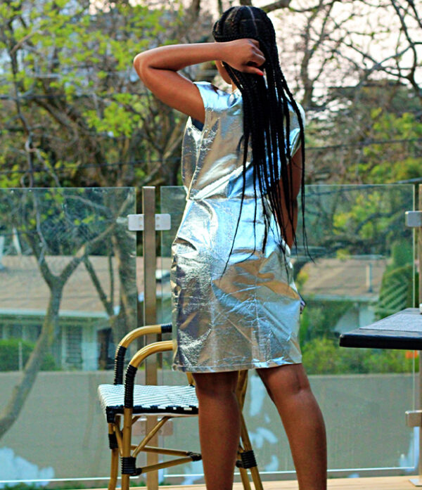 Otti3-scaled Recyclable Silver Dress
