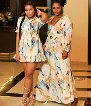 Floral maxi and short dresses